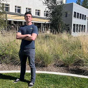 Biological sciences student Jeff Wilson