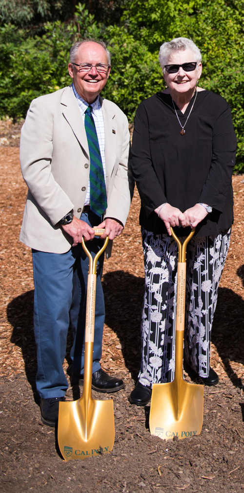 Phil and Tina Bailey at the Frost Center (SATRC) groundbreaking ceremony on May 3, 2019.