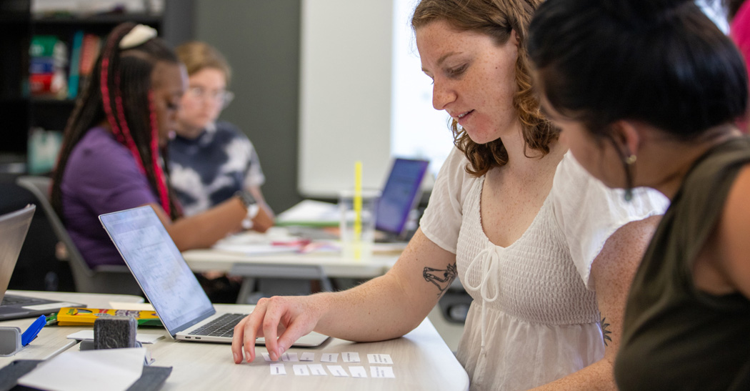 Cal Poly students in EDUC 427 class