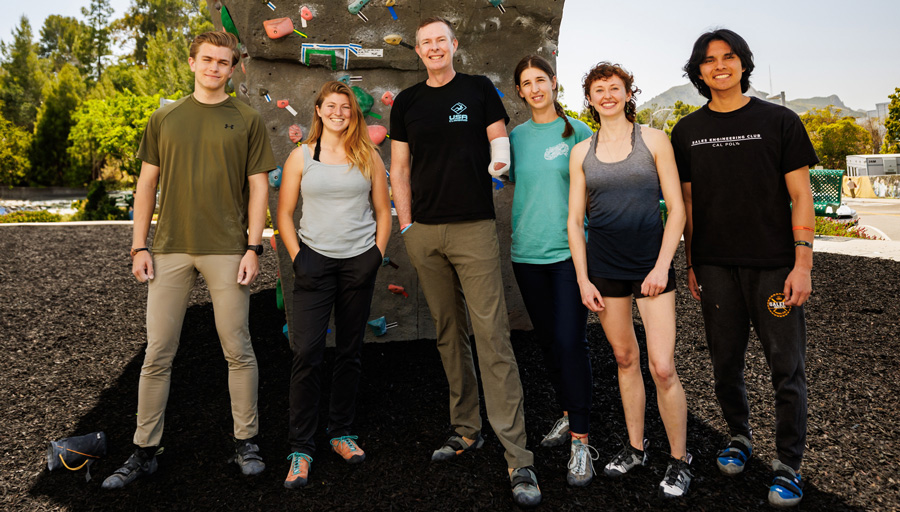 Dylan Retsek and students