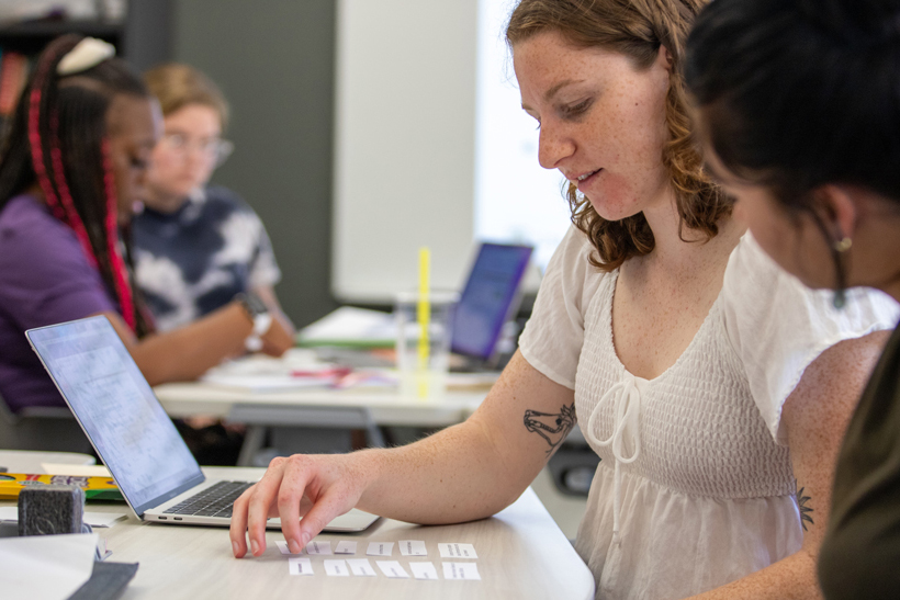Cal Poly students in EDUC 427 class