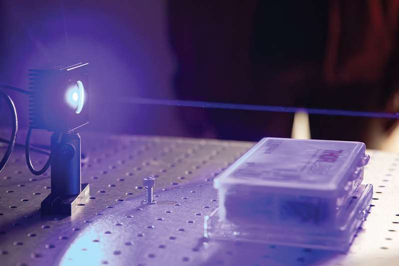 optical table and lasers