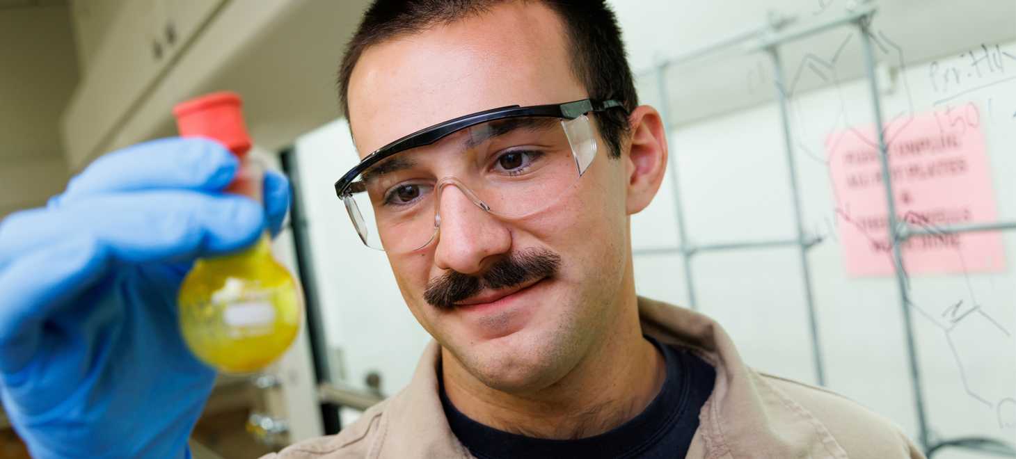Sal Deguara working in a lab