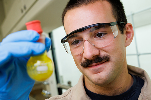 Sal Deguara in a lab