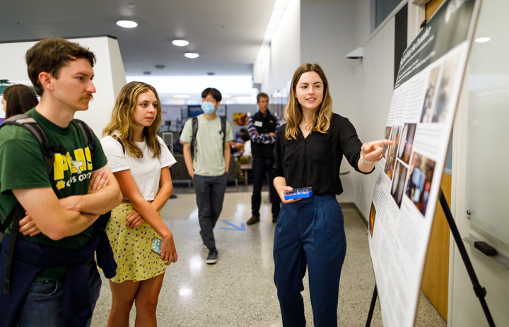 Cal Poly students attending the CSM Student Research Conference