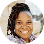 Portrait photograph of Joni Roberts