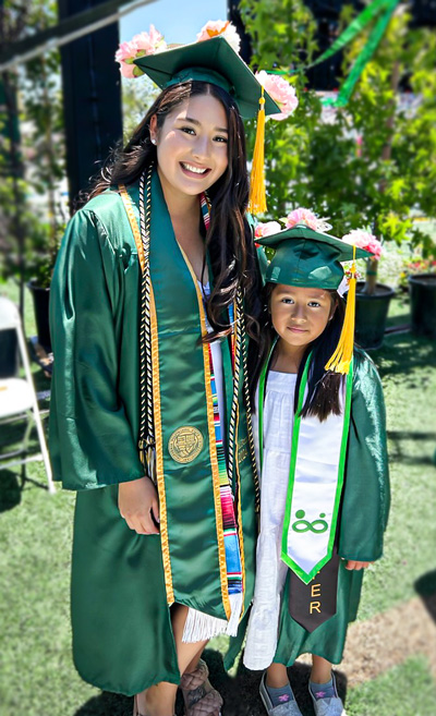 April and daughter