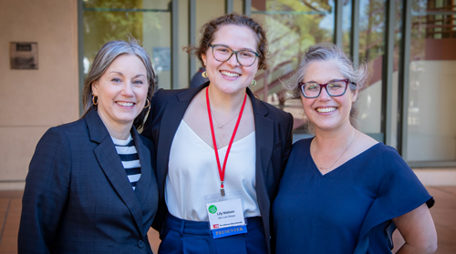 Lily Nielsen at research competition