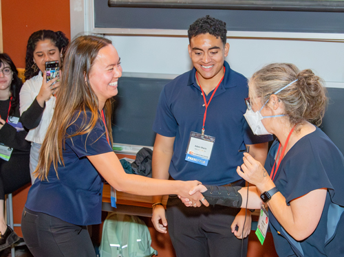 Bailey College student winners at research competition
