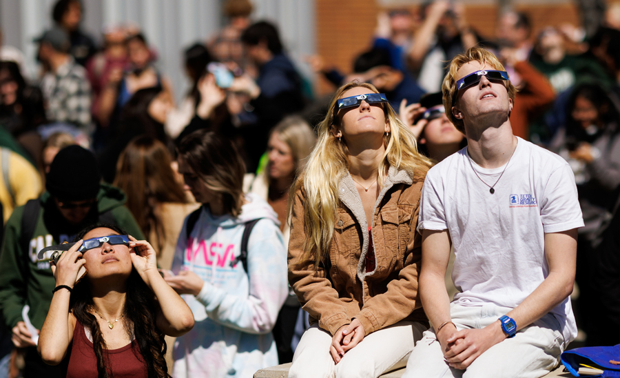 Solar eclipse event at Cal Poly