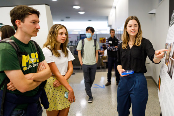 Cal Poly students attending the CSM Student Research Conference