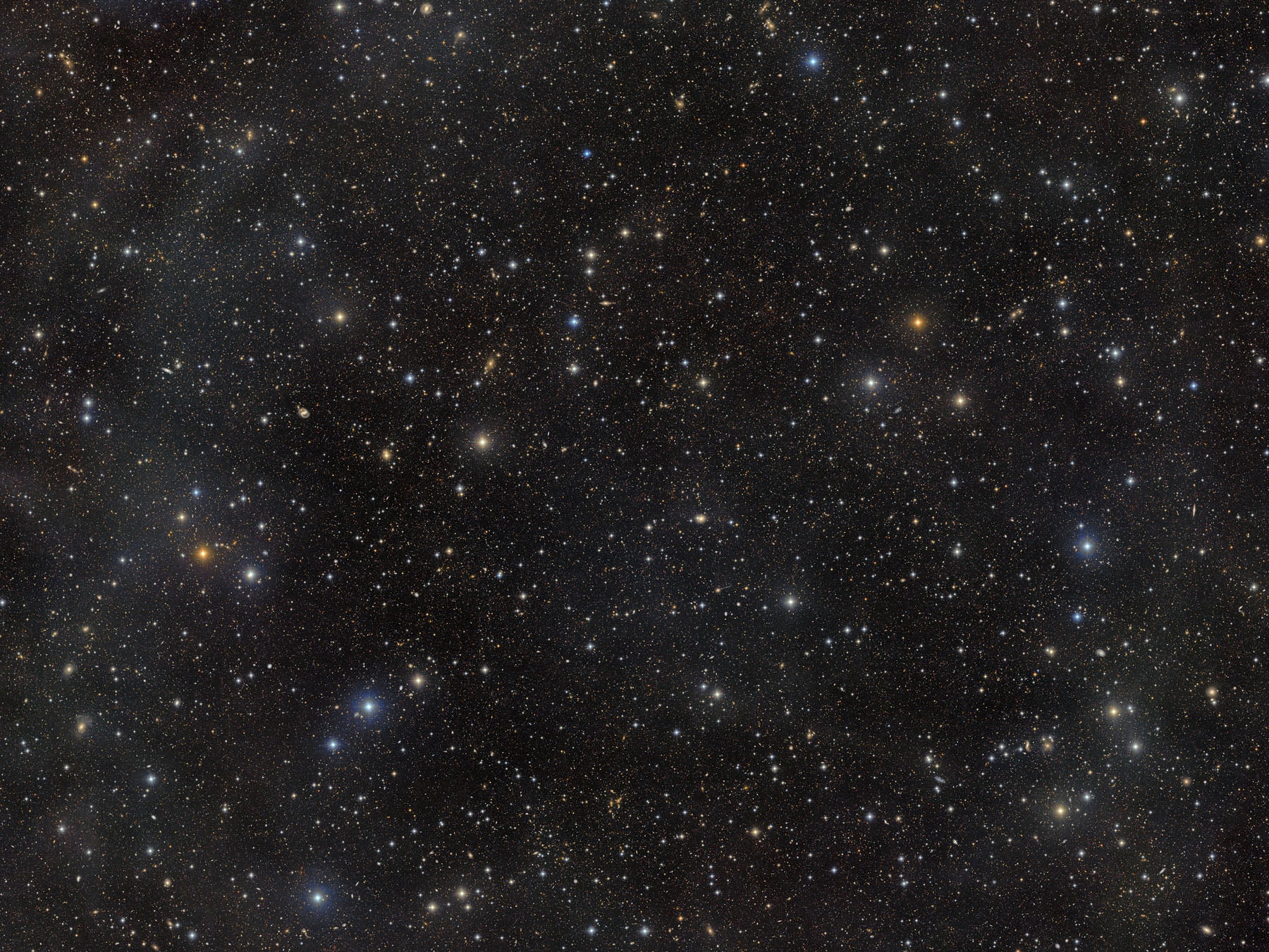 Image of the renowned COSMOS field and its surroundings in the constellation Sextans.