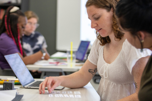 Cal Poly students in EDUC 427 class