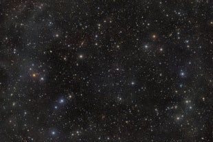 Image of the renowned COSMOS field and its surroundings in the constellation Sextans.